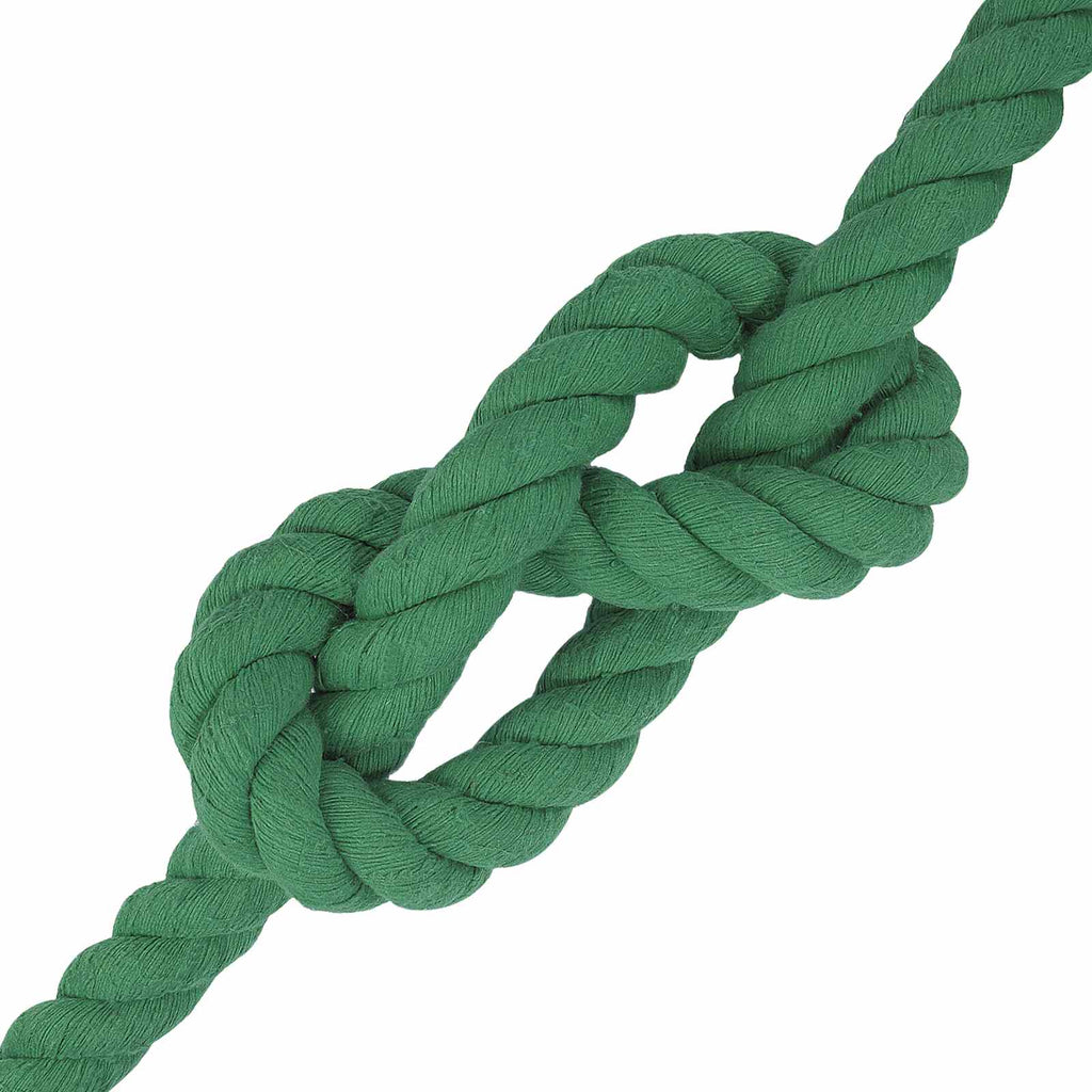 vidaXL Lina Bawełniana 36 mm 25 m zielony 100% bawełna