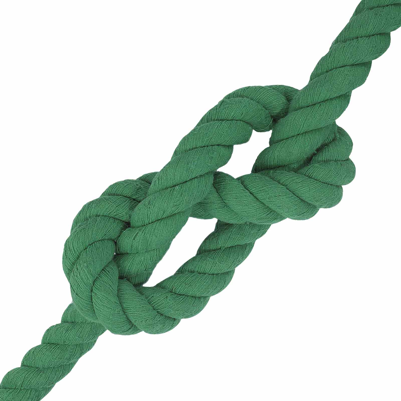 vidaXL Lina Bawełniana 36 mm 25 m zielony 100% bawełna