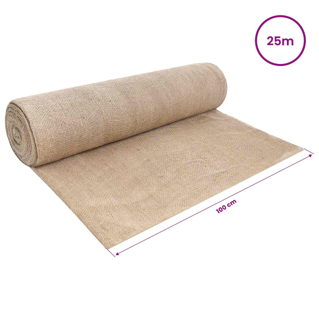 vidaXL Rolka Jutowa Naturalny 200 x 2500 cm
