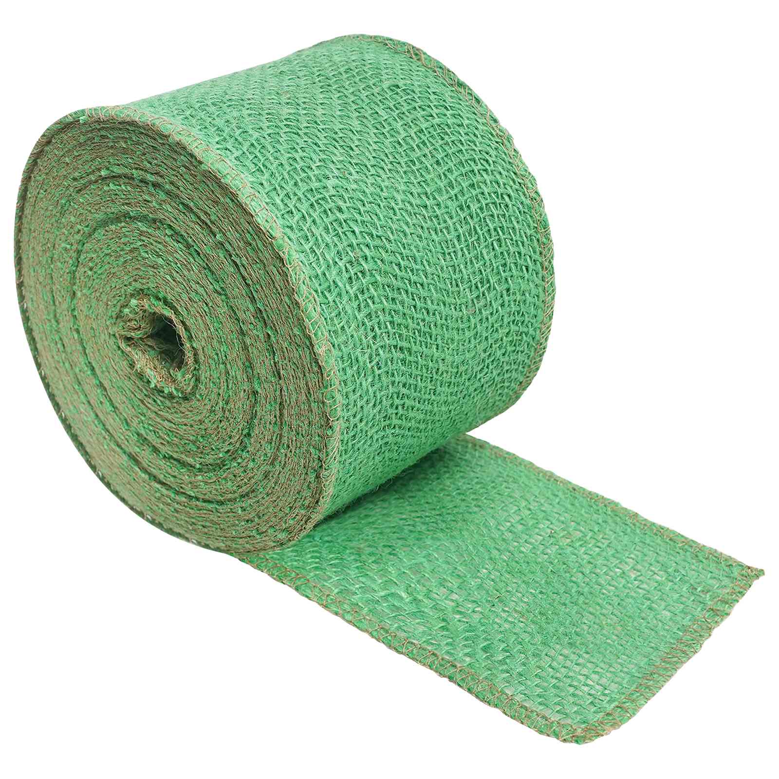 vidaXL Rolka Jutowa Zielony 10 x 5000 cm