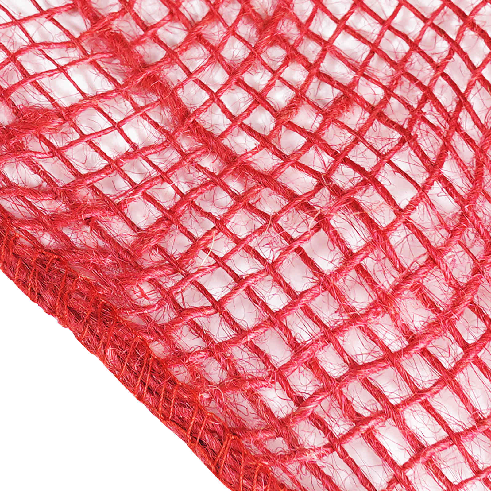 vidaXL Rolka Jutowa Czerwony 25 x 500 cm
