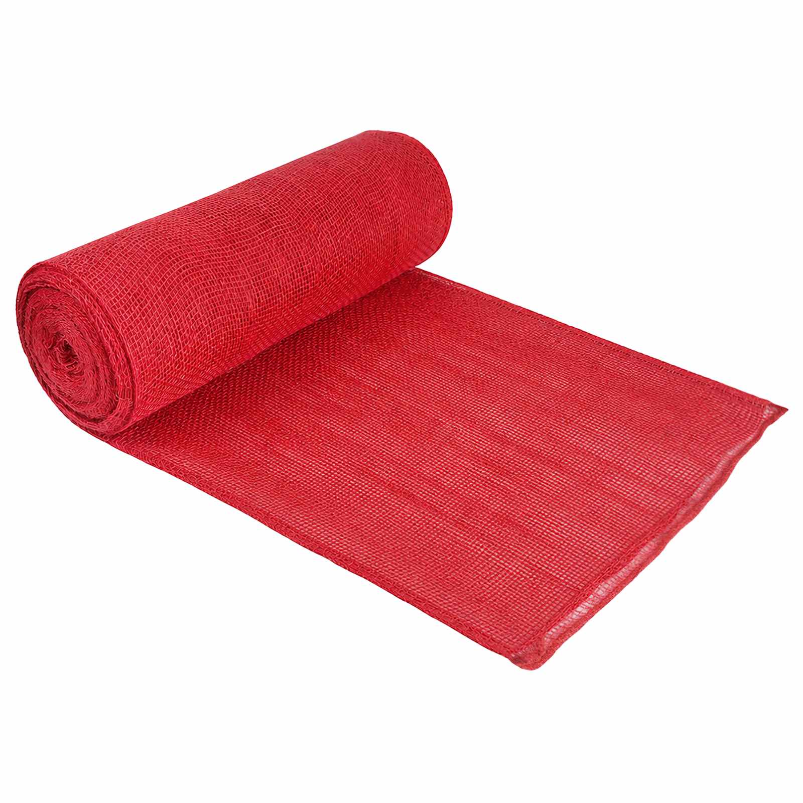 vidaXL Rolka Jutowa Czerwony 100 x 1000 cm