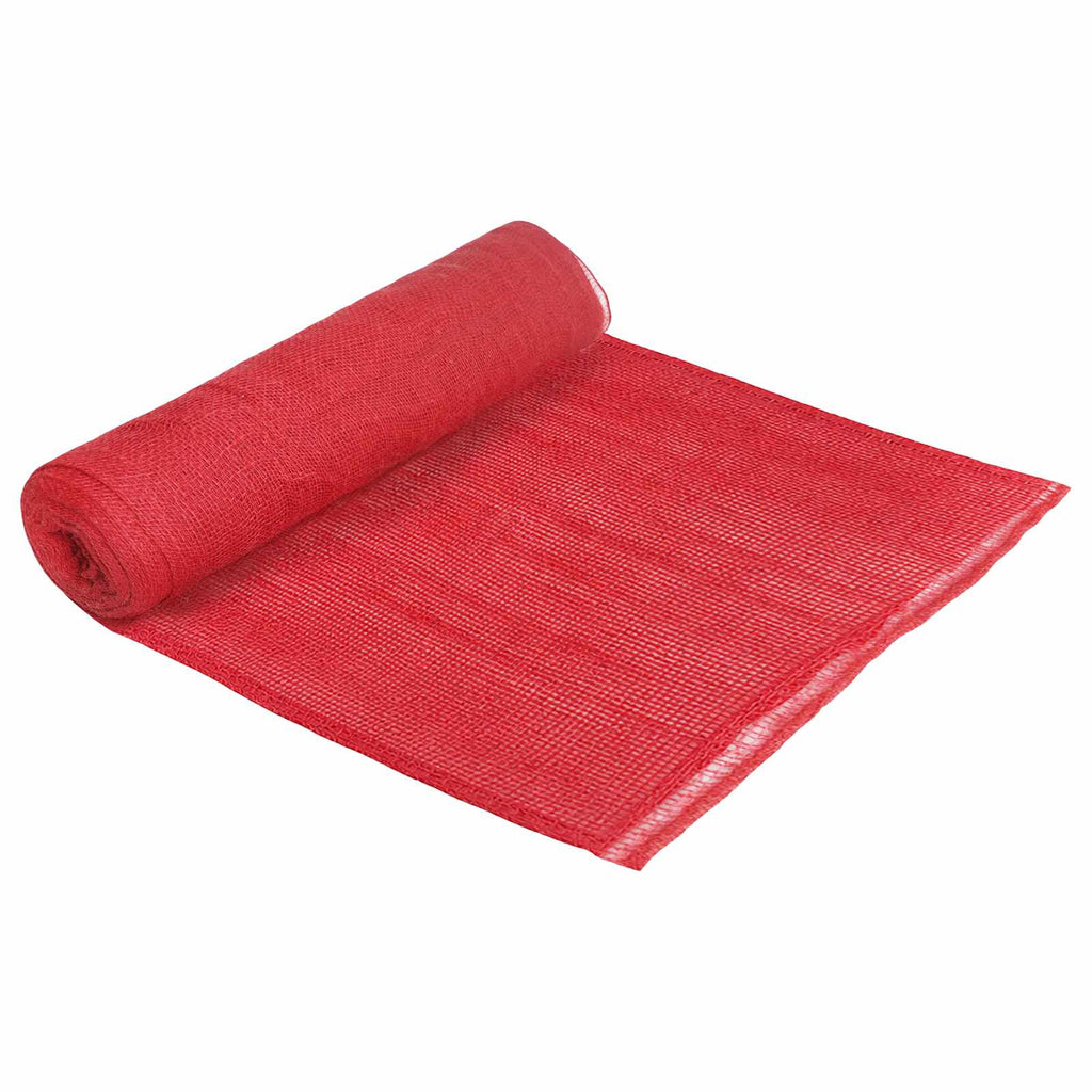 vidaXL Rolka Jutowa Czerwony 160 x 500 cm