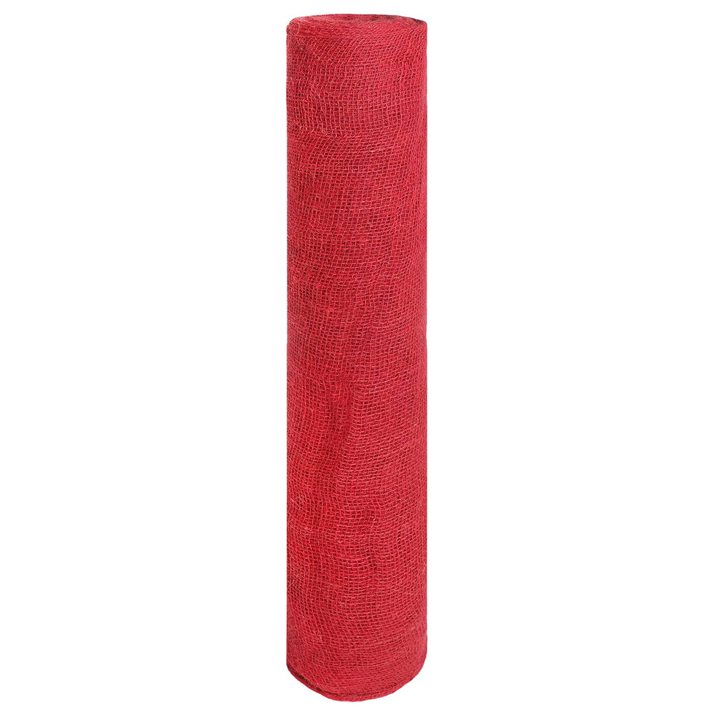 vidaXL Rolka Jutowa Czerwony 160 x 1500 cm