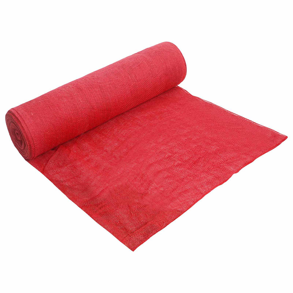 vidaXL Rolka Jutowa Czerwony 200 x 1500 cm