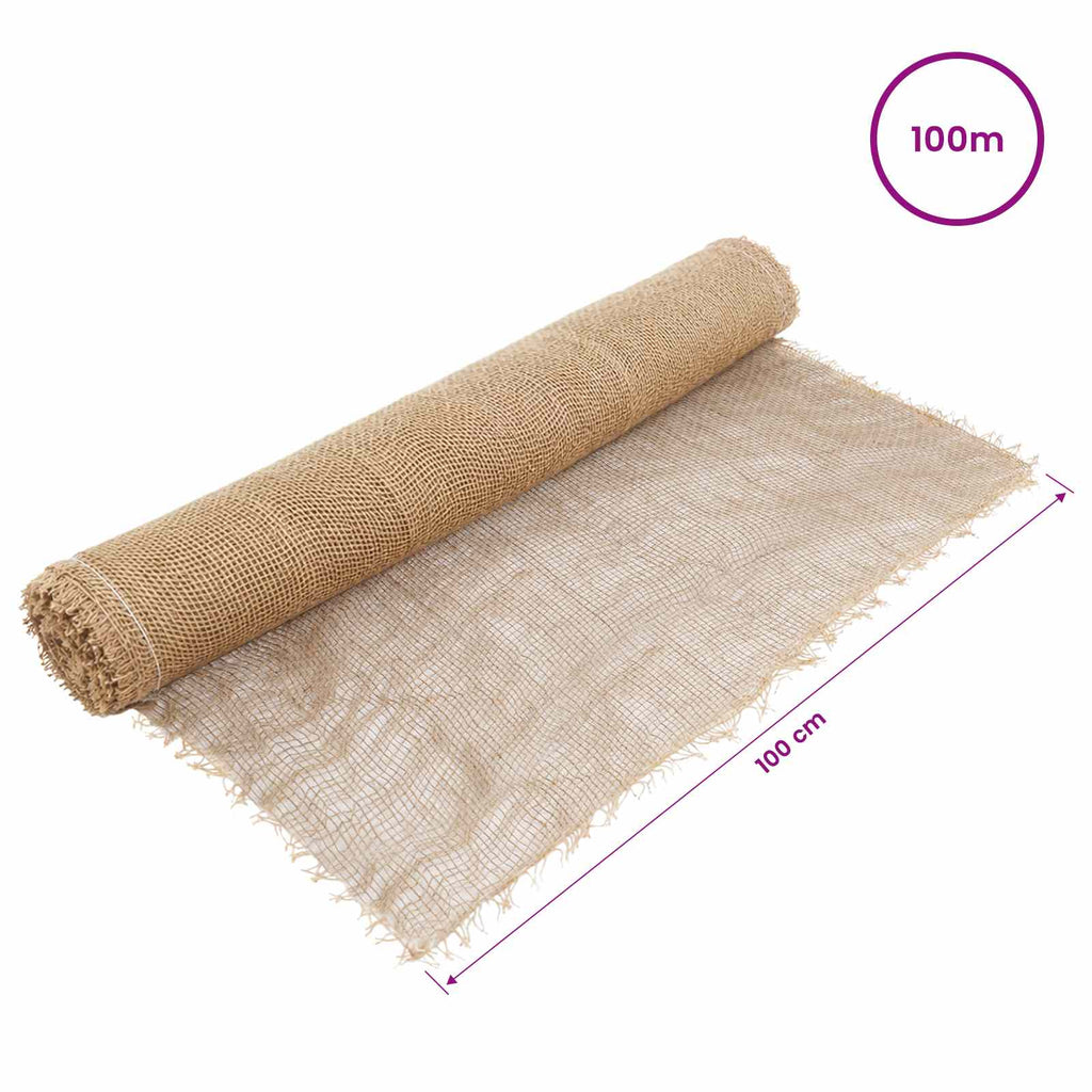 vidaXL Rolka Jutowa 100 x 10000 cm