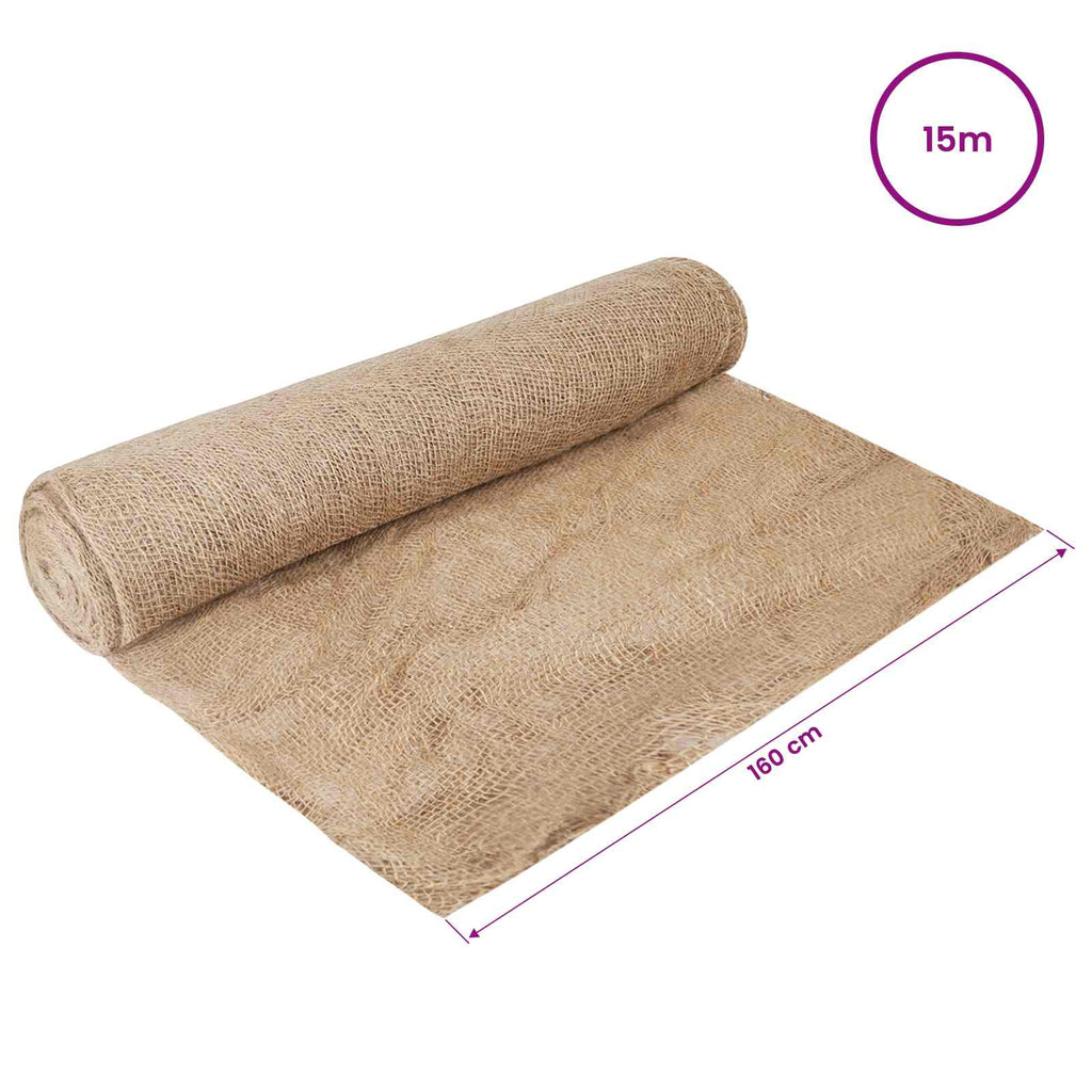 vidaXL Rolka Jutowa 160 x 1500 cm