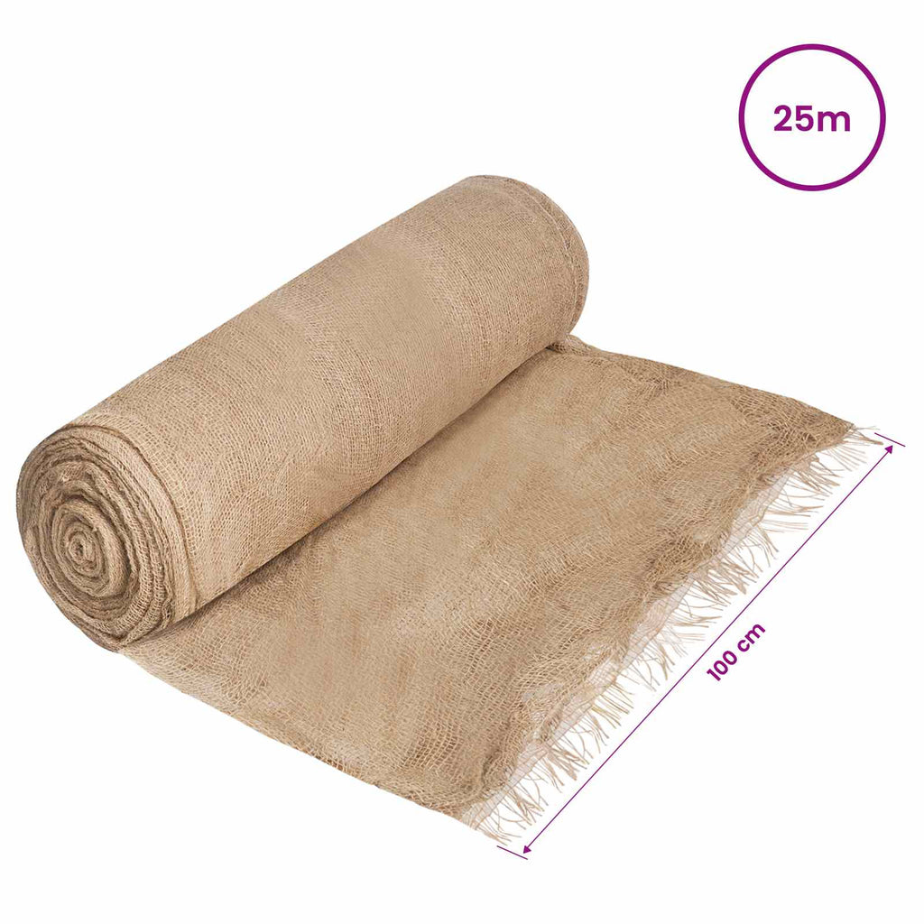vidaXL Rolka Jutowa Naturalny 200 x 2500 cm