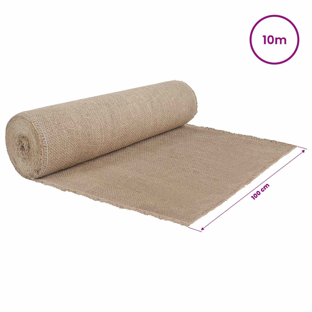 vidaXL Rolka Jutowa Naturalny 100 x 1000 cm