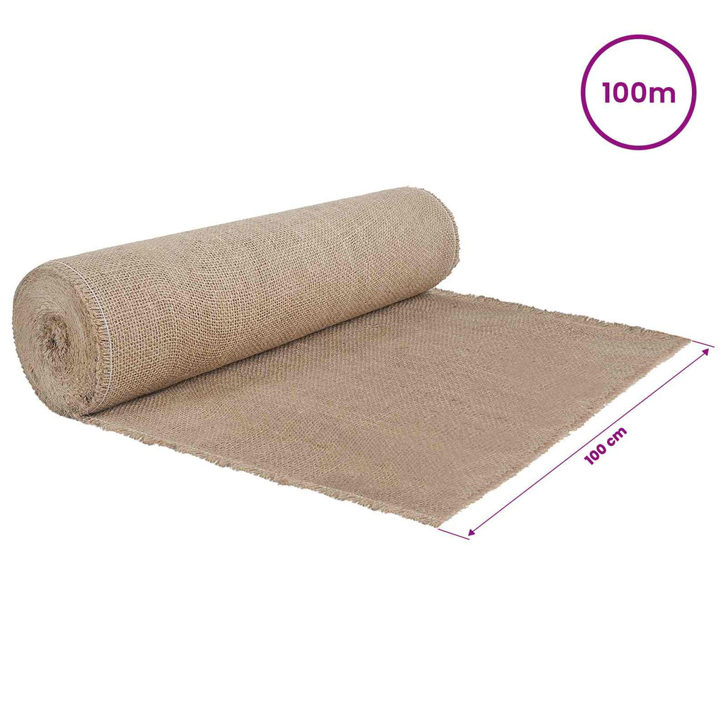 vidaXL Rolka Jutowa Naturalny 100 x 10000 cm