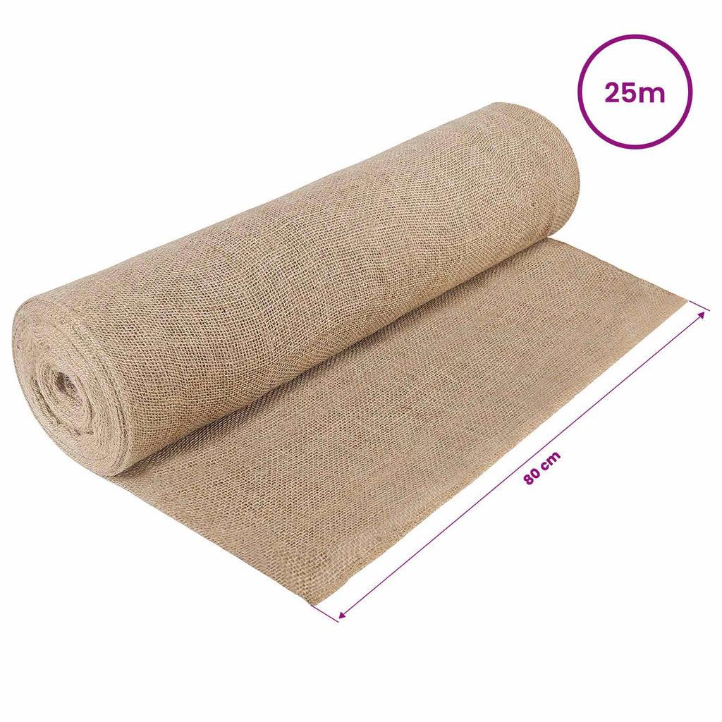 vidaXL Rolka Jutowa Naturalny 160 x 2500 cm