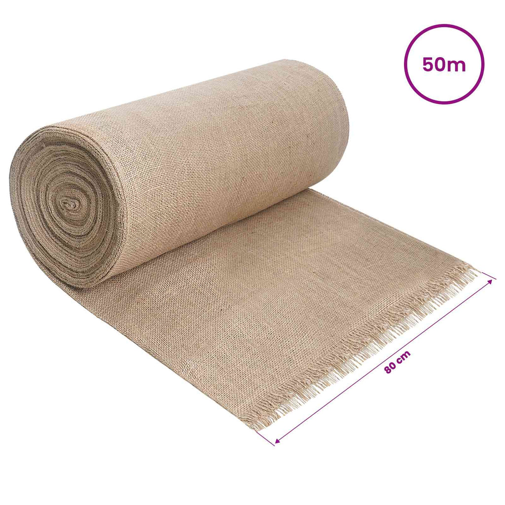 vidaXL Rolka Jutowa Naturalny 160 x 5000 cm