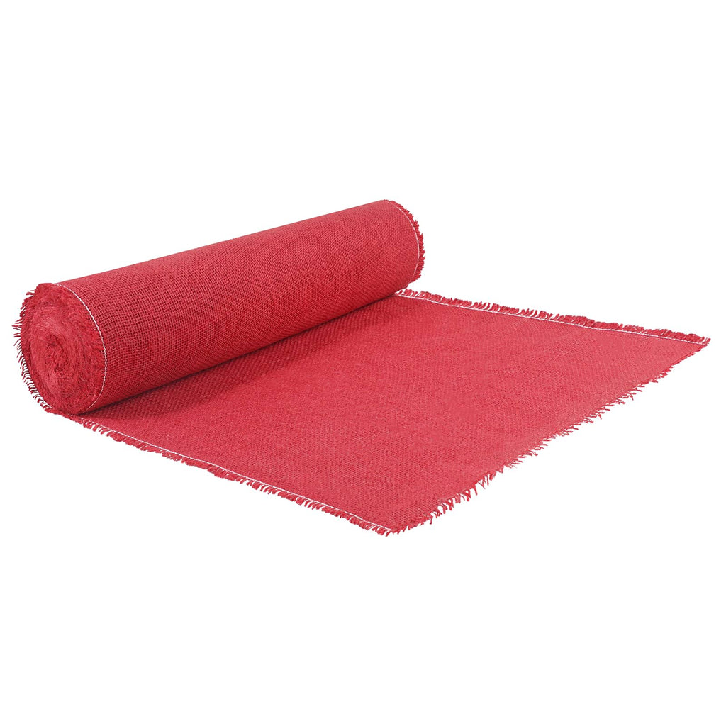 vidaXL Rolka Jutowa 50 x 2500 cm czerwony