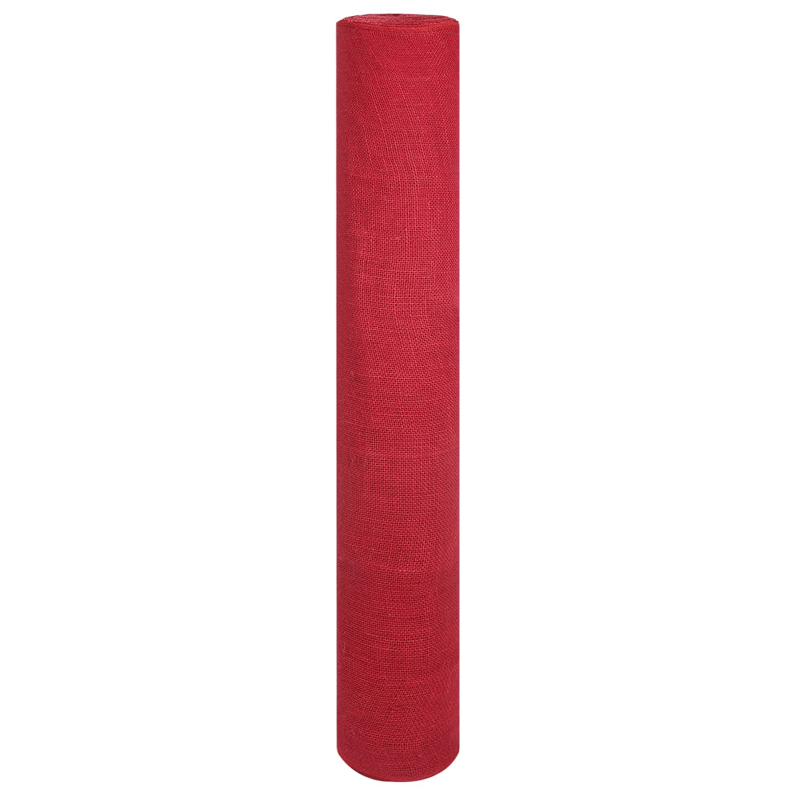vidaXL Rolka Jutowa 100 x 500 cm czerwony