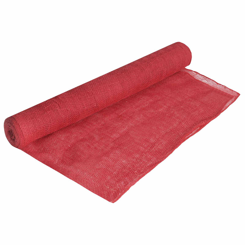 vidaXL Rolka Jutowa 160 x 500 cm czerwony