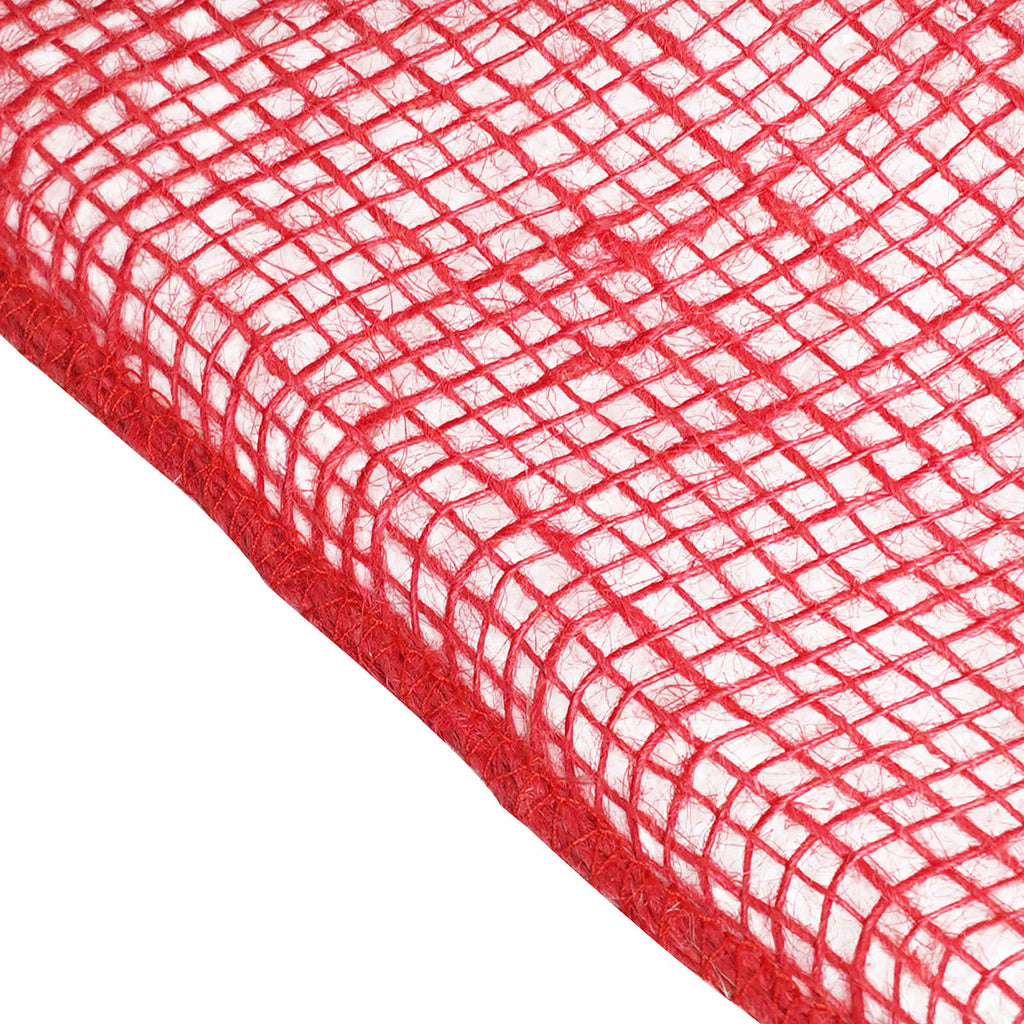 vidaXL Rolka Jutowa 160 x 1000 cm czerwony