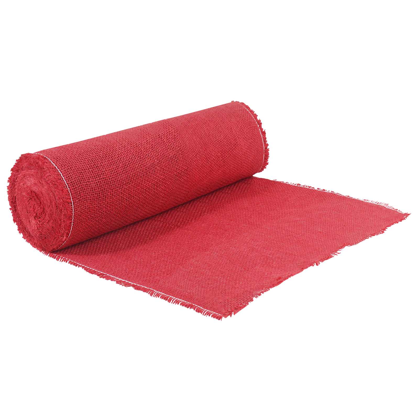 vidaXL Rolka Jutowa 160 x 2500 cm czerwony