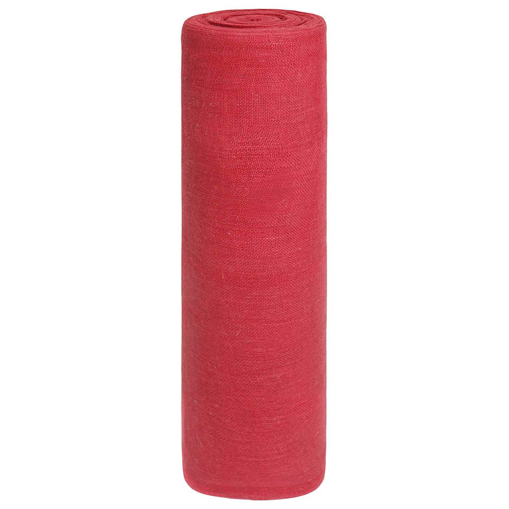 vidaXL Rolka Jutowa 200 x 1000 cm czerwony