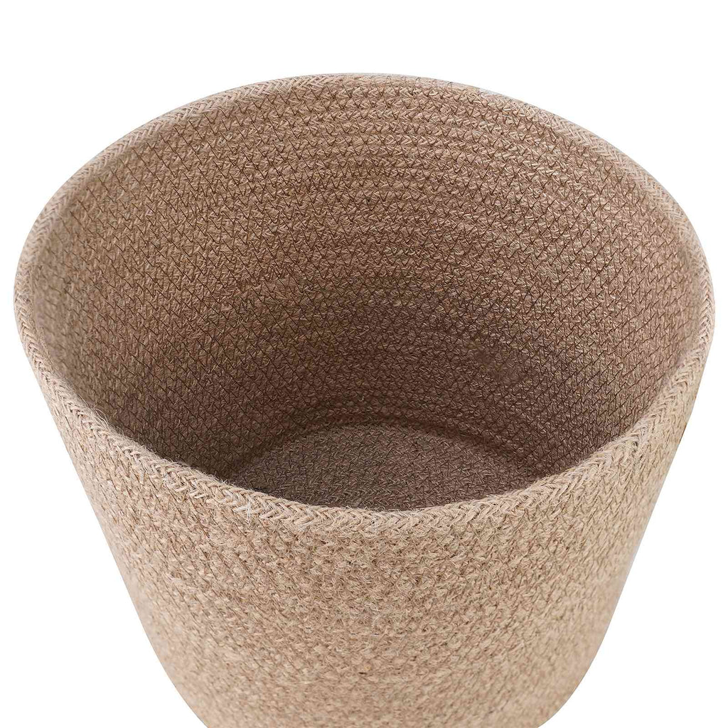 vidaXL Zestaw doniczek 2 pcs naturalny Ø 28 x 28 cm 100% Juta Tossa
