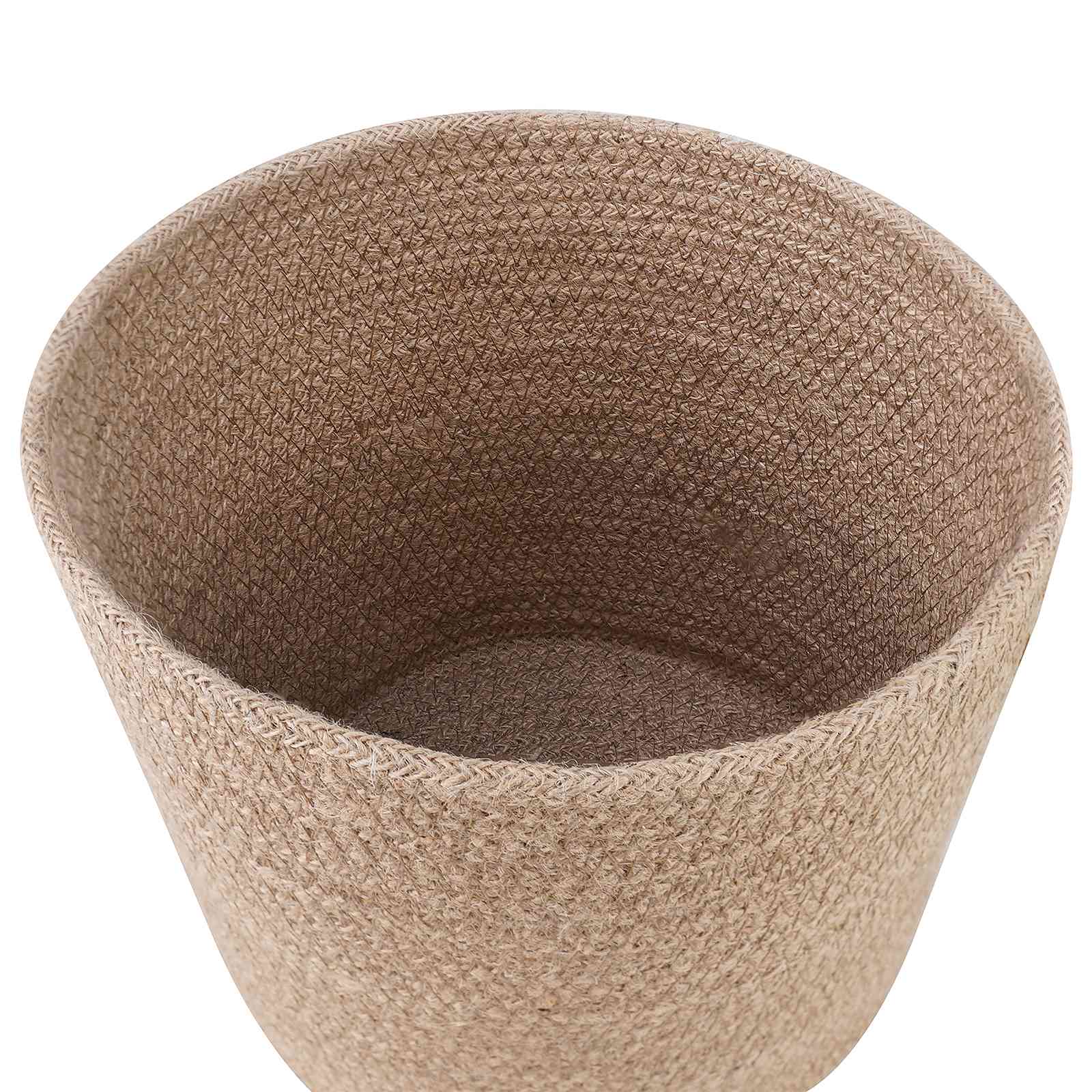 vidaXL Zestaw doniczek 2 pcs naturalny Ø 28 x 28 cm 100% Juta Tossa