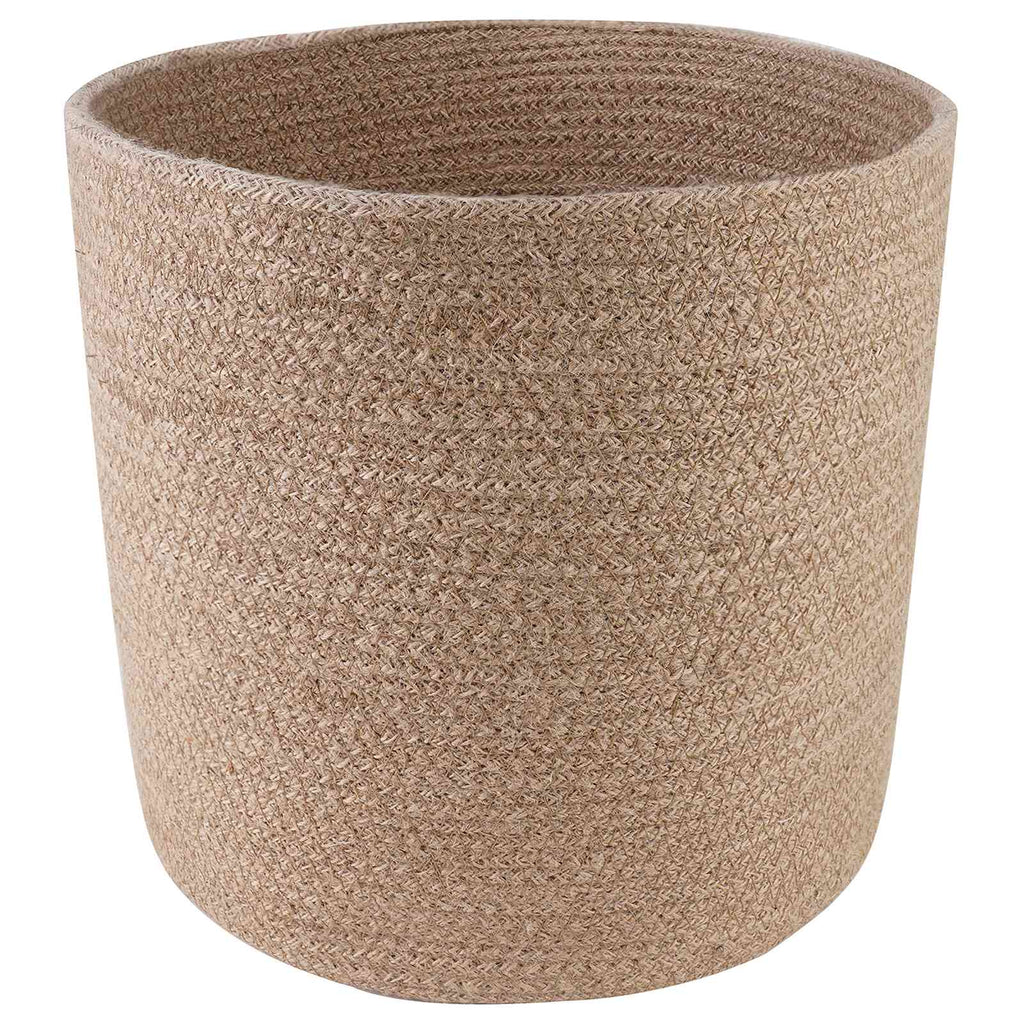 vidaXL Zestaw doniczek 2 pcs naturalny Ø 28 x 28 cm 100% Juta Tossa