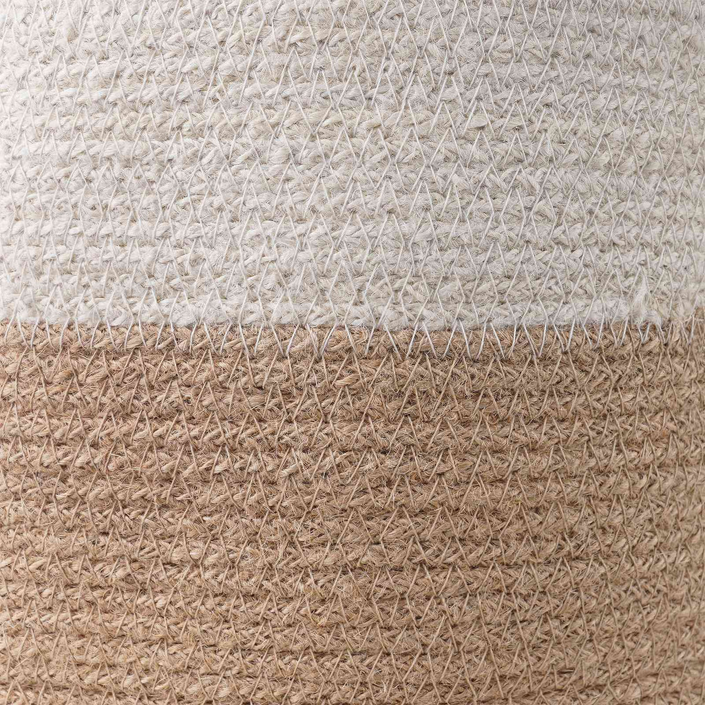 vidaXL Zestaw doniczek 2 pcs Naturalne i białe Ø 28 x 28 cm