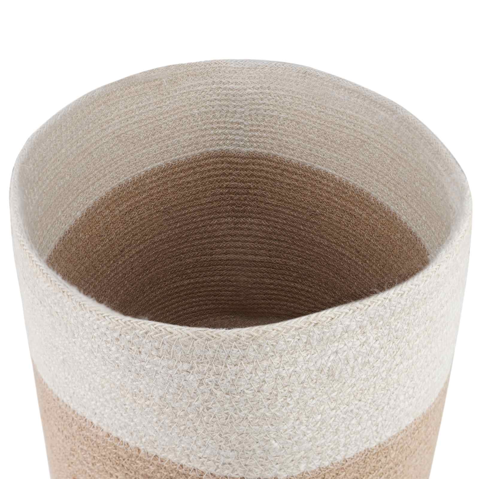 vidaXL Zestaw doniczek 2 pcs Naturalne i białe Ø 28 x 28 cm