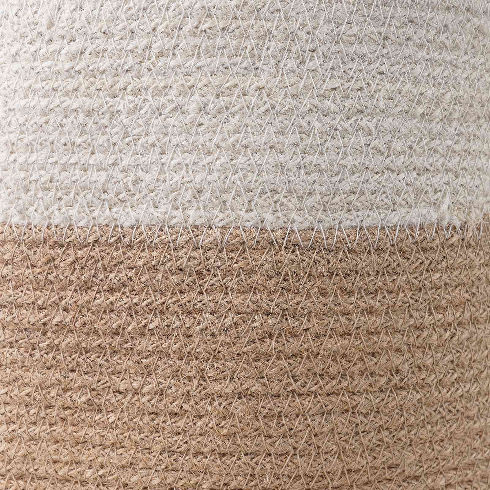vidaXL Zestaw doniczek 2 pcs Naturalne i białe Ø 28 x 28 cm