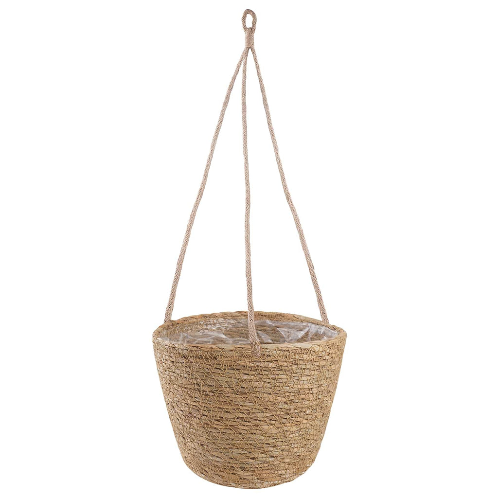 vidaXL Kosze na rośliny z trawy morskiej 3 pcs naturalny Ø26 x 19 cm