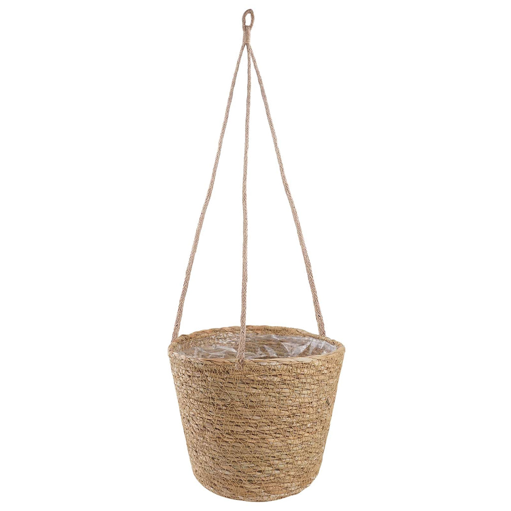 vidaXL Kosze na rośliny z trawy morskiej 3 pcs naturalny Ø26 x 19 cm