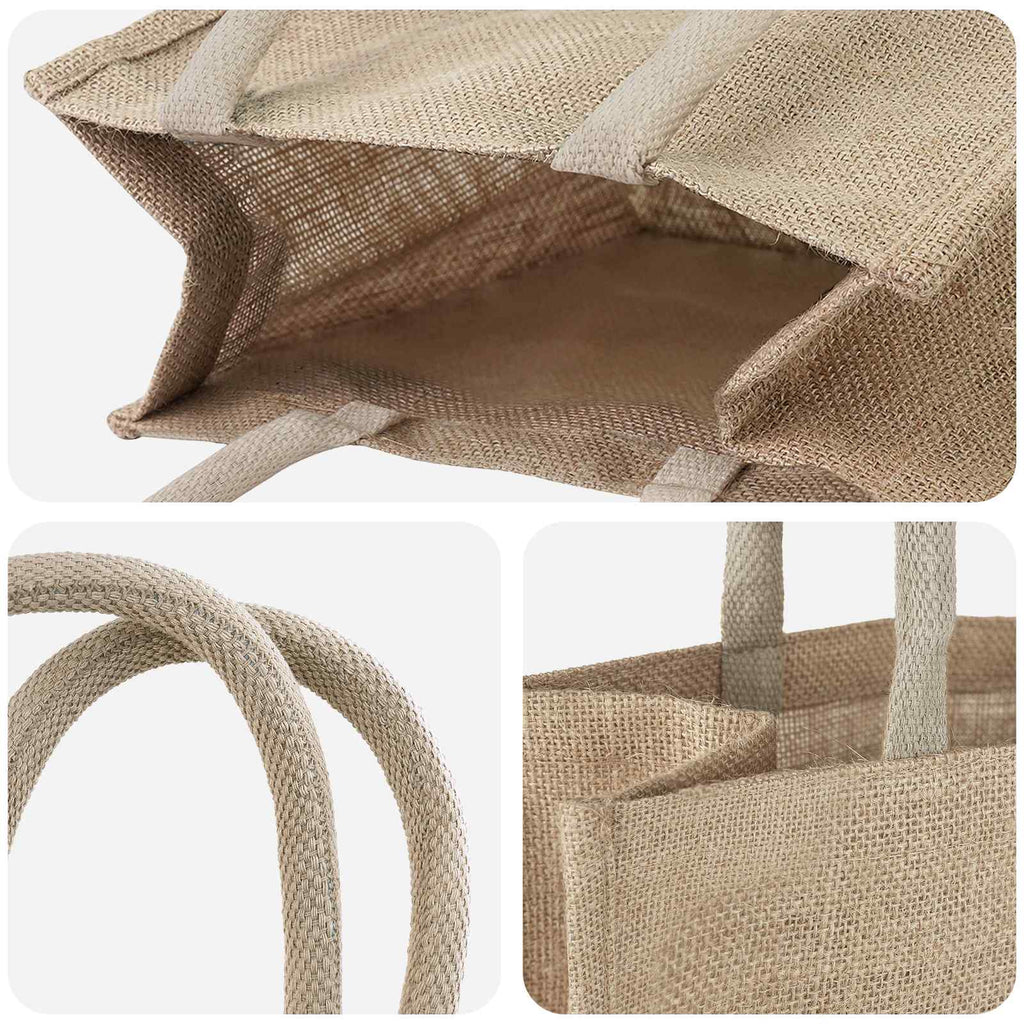 vidaXL Torebki jutowe 10 naturalny 26 x 22 x 14 cm 100% Juta Tossa