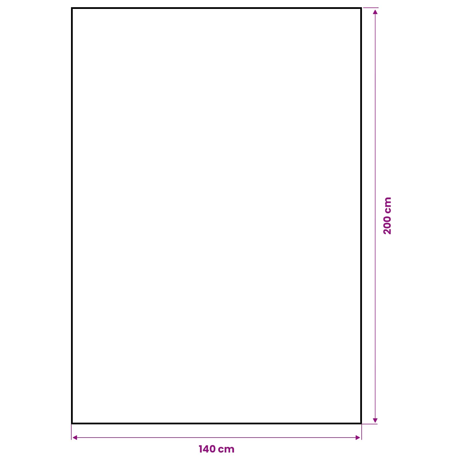 vidaXL Obrus jutowy naturalny 140 x 200 cm 100% Juta Tossa