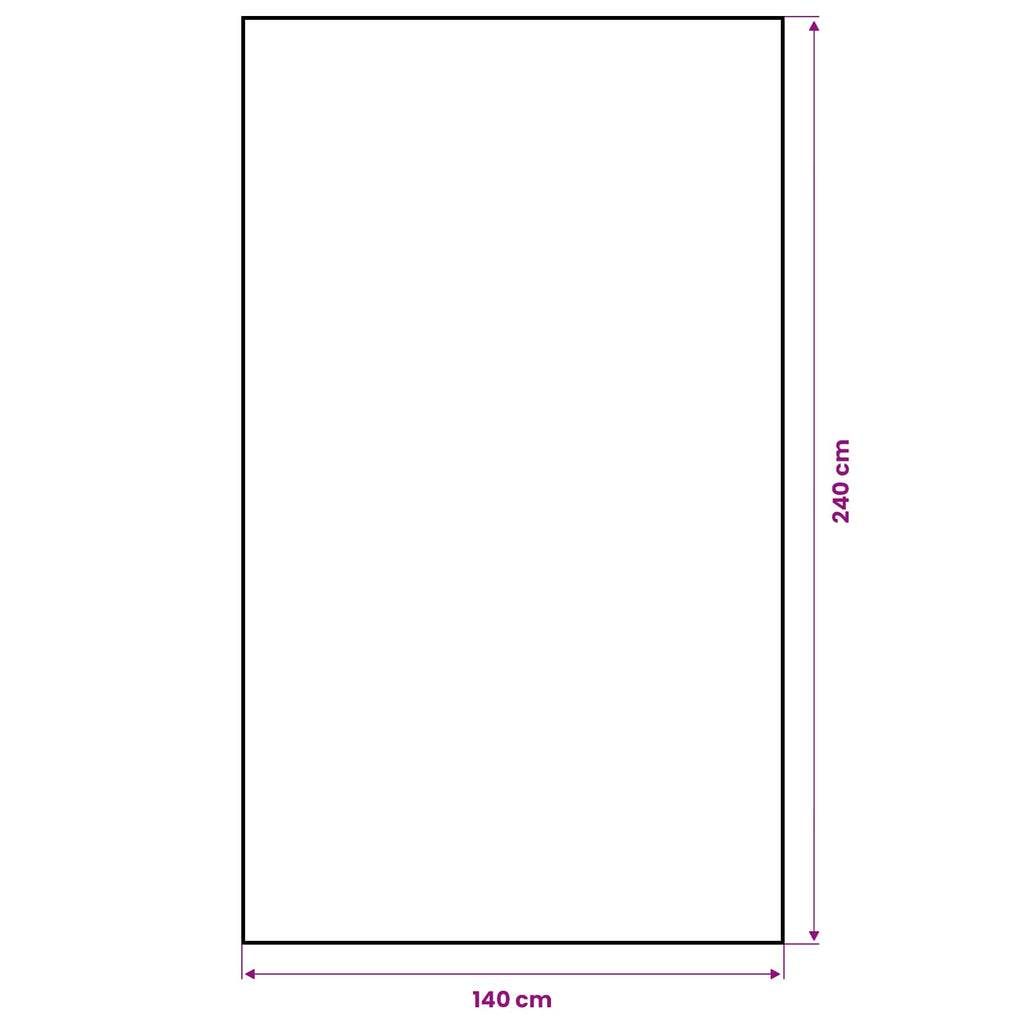 vidaXL Obrus jutowy naturalny 140 x 240 cm 100% Juta Tossa