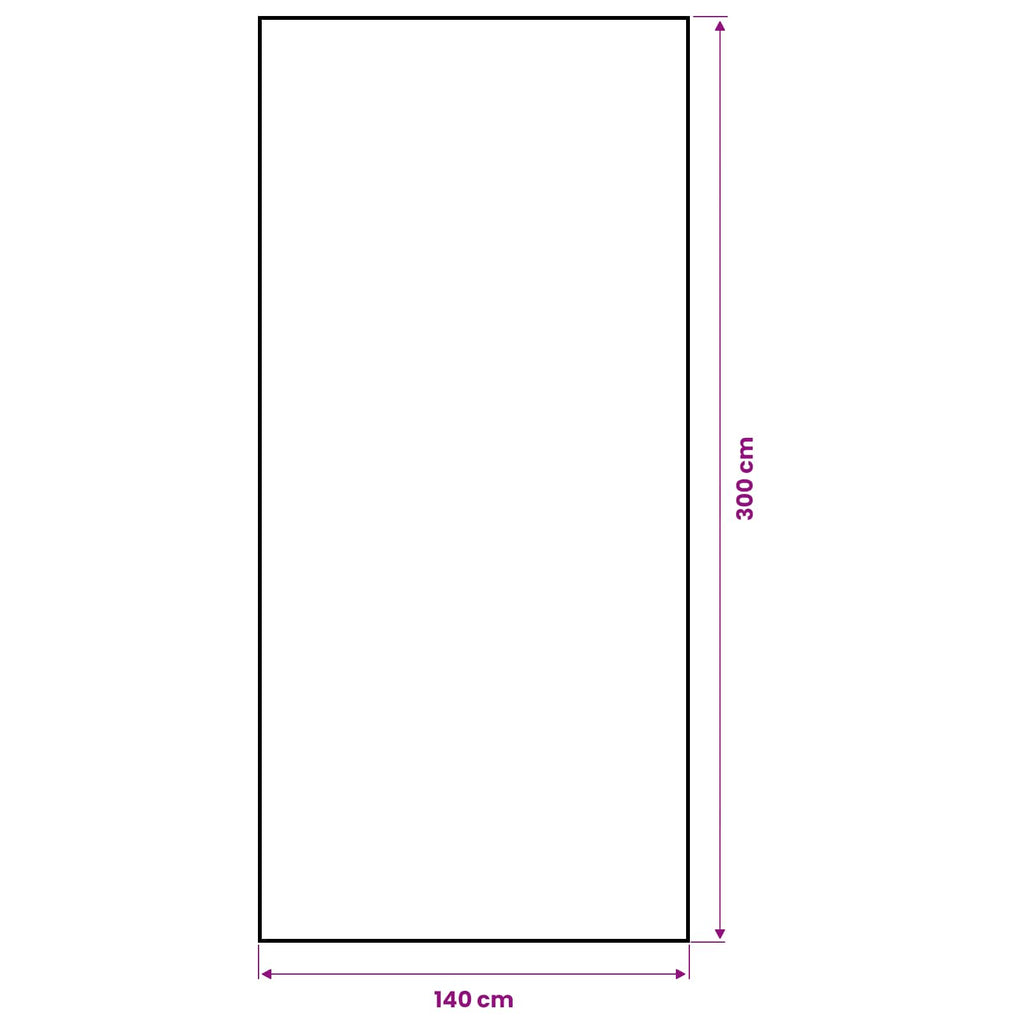 vidaXL Obrus jutowy naturalny 140 x 300 cm 100% Juta Tossa