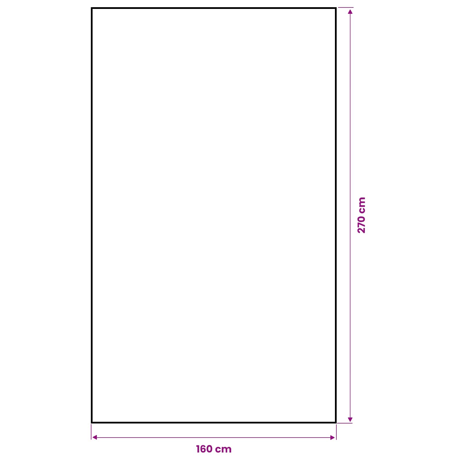 vidaXL Obrus jutowy naturalny 160 x 270 cm 100% Juta Tossa