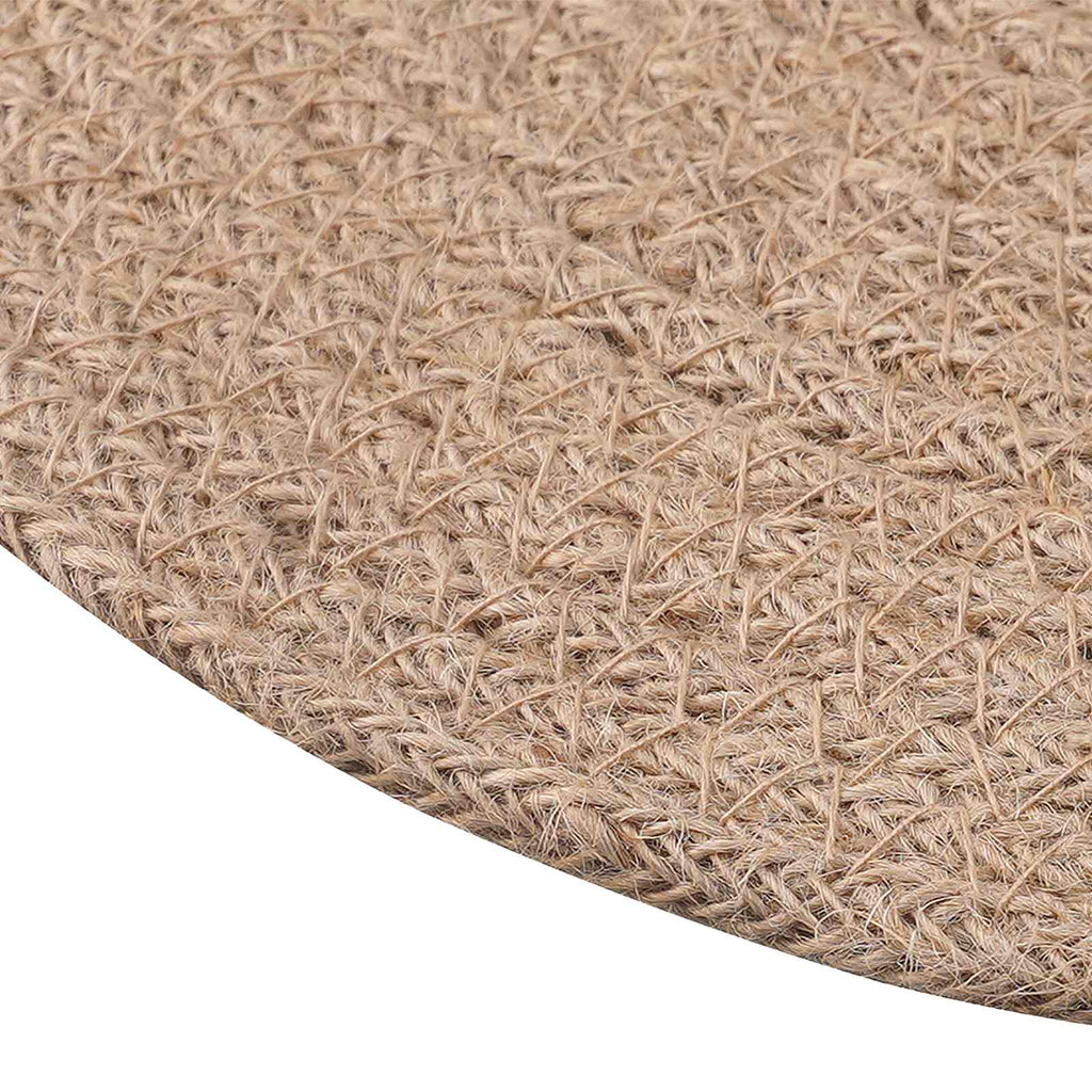 vidaXL Podkładki Jutowe 12 pcs naturalny Ø 30 cm 100% Juta Tossa