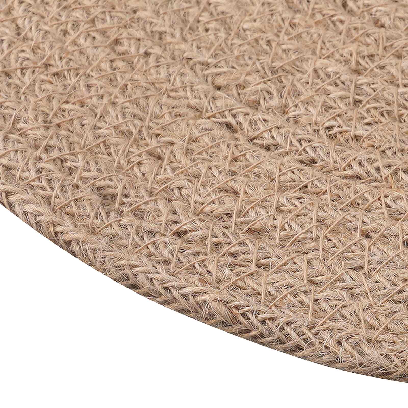 vidaXL Podkładki Jutowe 12 pcs naturalny Ø 30 cm 100% Juta Tossa