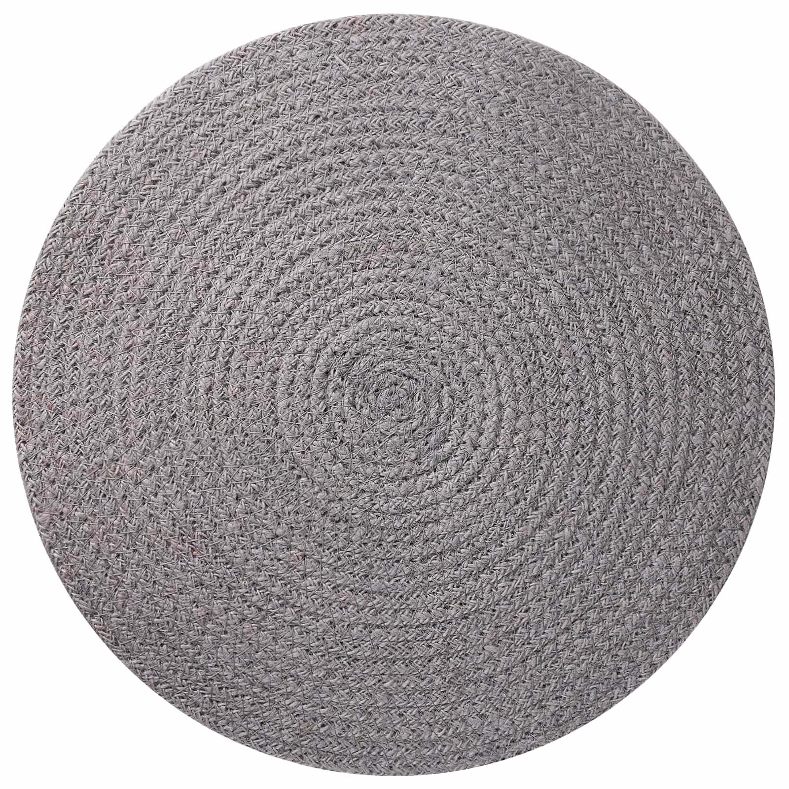 vidaXL Podkładki Jutowe 12 pcs Szary Ø 30 cm 100% Juta Tossa