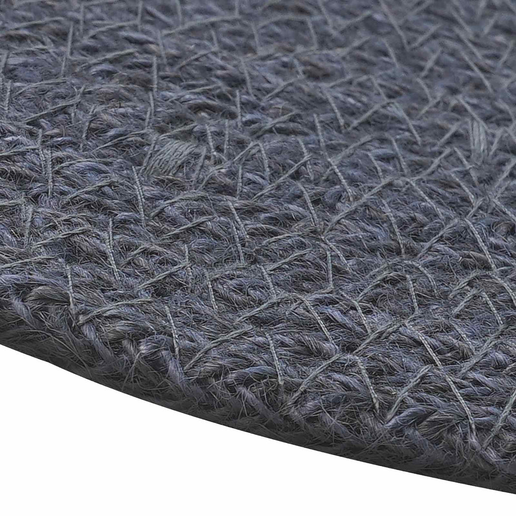 vidaXL Podkładki Jutowe 4 pcs ciemnoszary Ø 30 cm 100% Juta Tossa