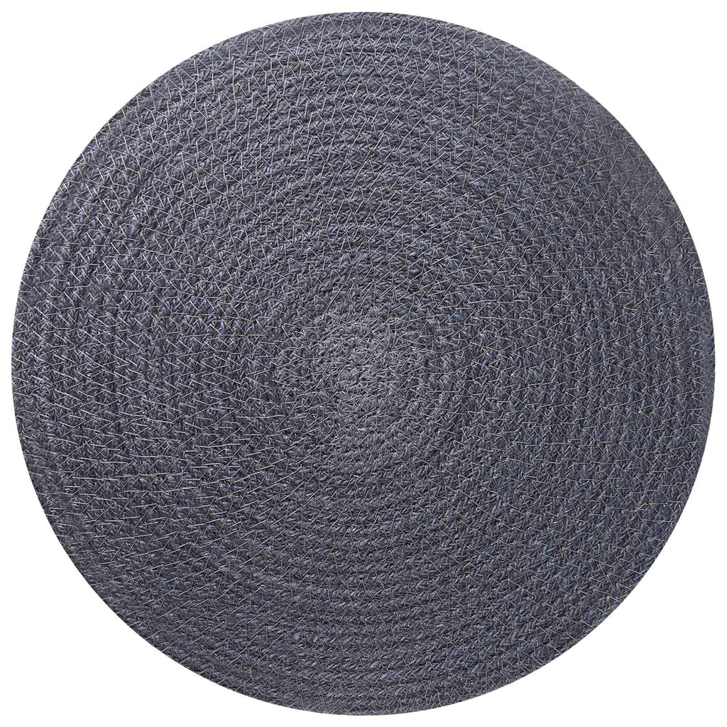 vidaXL Podkładki Jutowe 6 pcs ciemnoszary Ø 30 cm 100% Juta Tossa