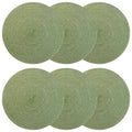 vidaXL Podkładki Jutowe 6 pcs oliwkowa zieleń Ø 30 cm 100% Juta Tossa