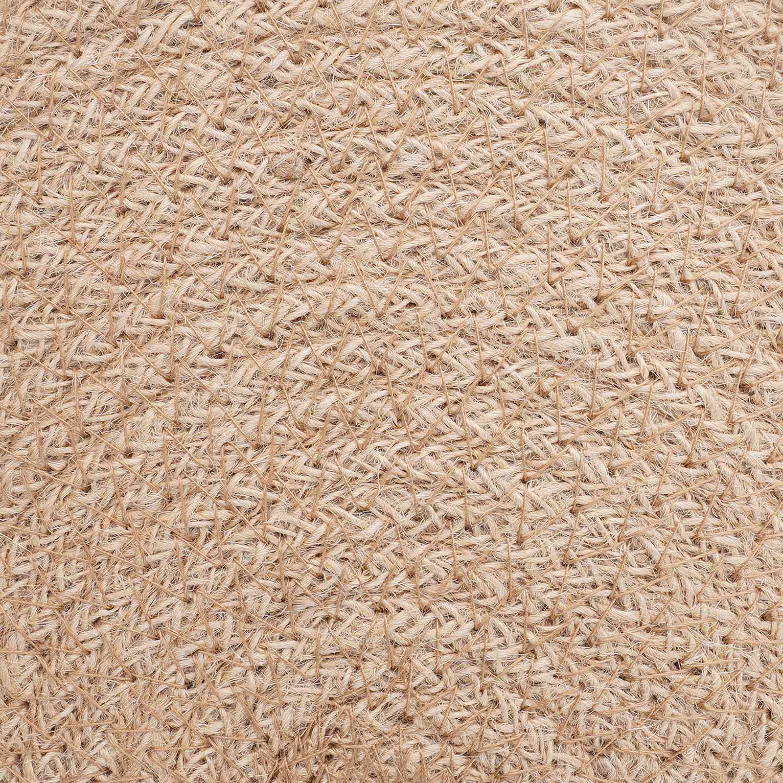 vidaXL Podkładki Jutowe 4 pcs Naturalny i czarny Ø 30 cm