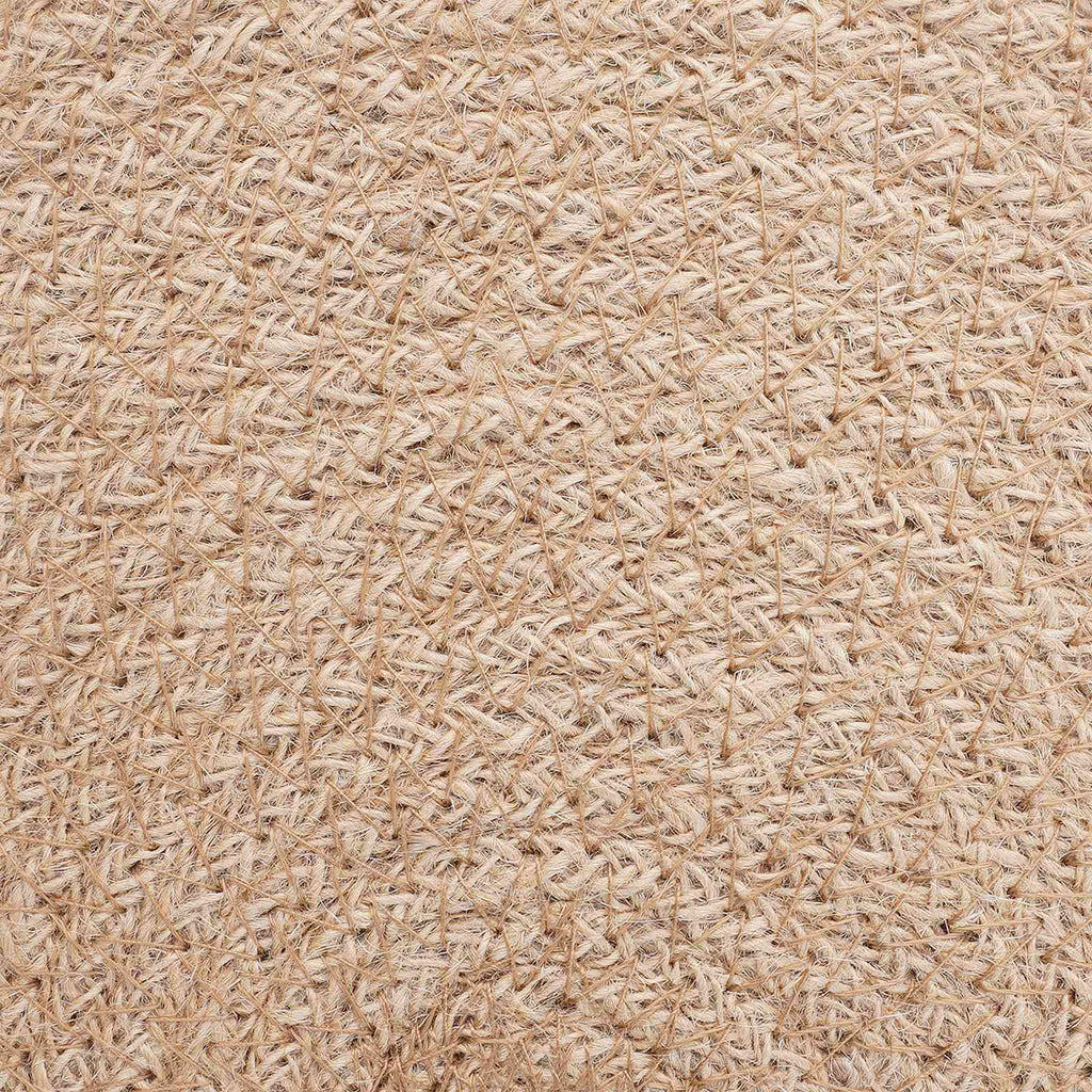 vidaXL Podkładki Jutowe 6 pcs Naturalny i czarny Ø 30 cm
