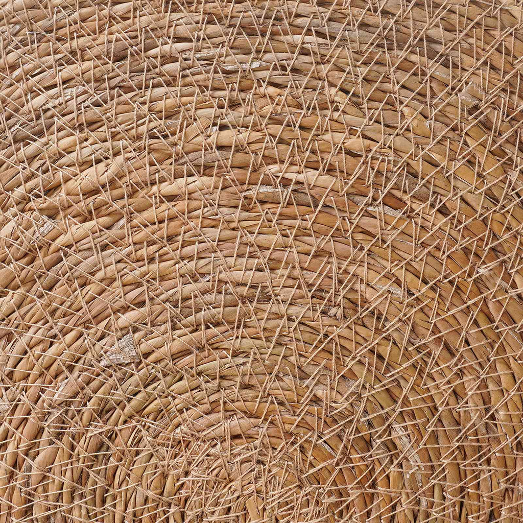 vidaXL Podkładki z trawy morskiej 4 pcs naturalny Ø 30 cm