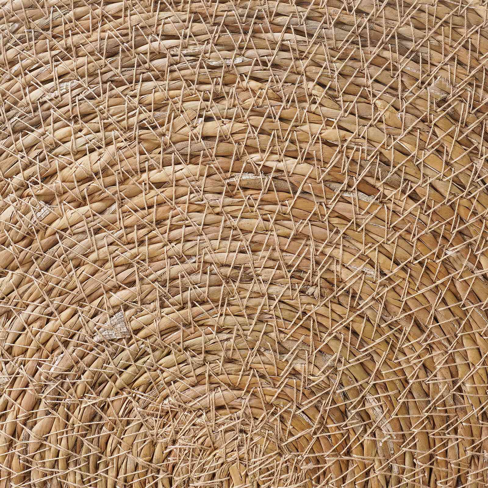 vidaXL Podkładki z trawy morskiej 12 pcs naturalny Ø 30 cm