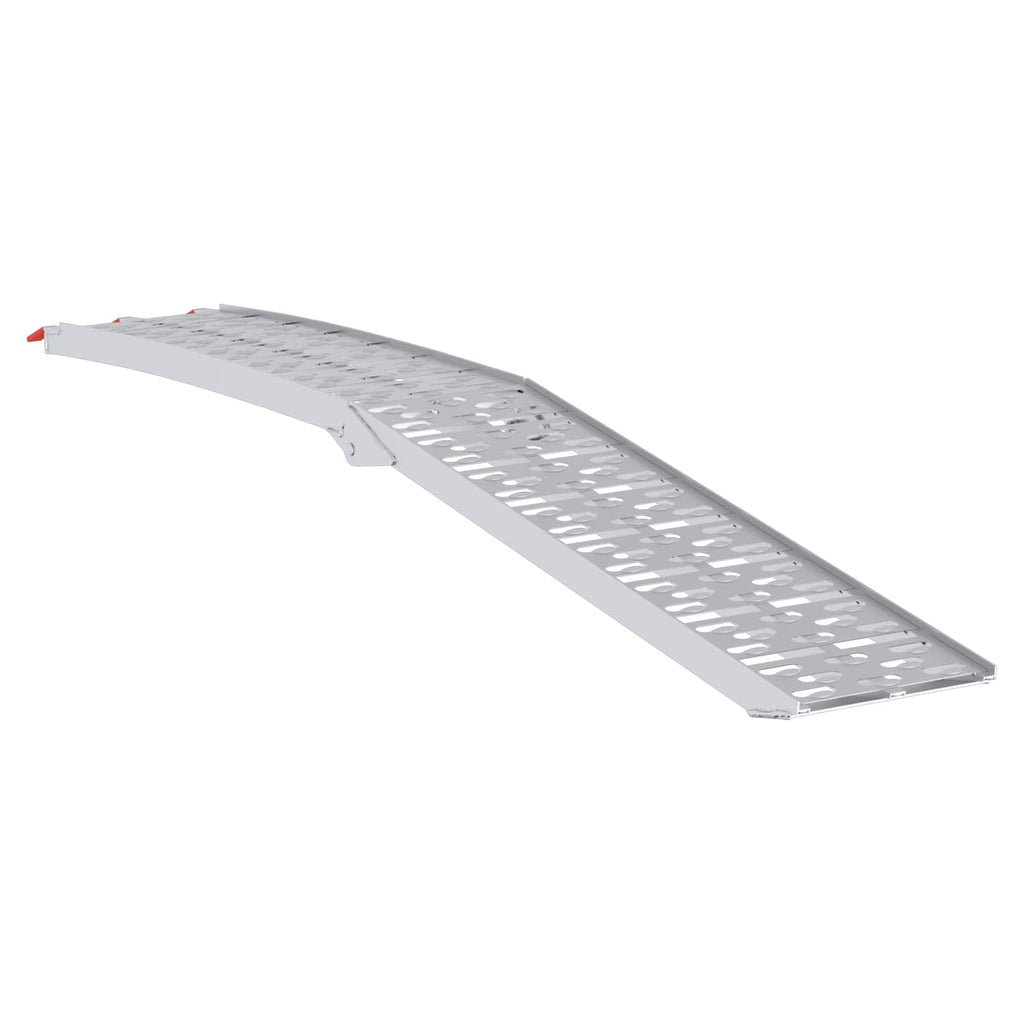 vidaXL Składana rampa motocyklowa 340 kg na rampę 2 pcs Srebrny