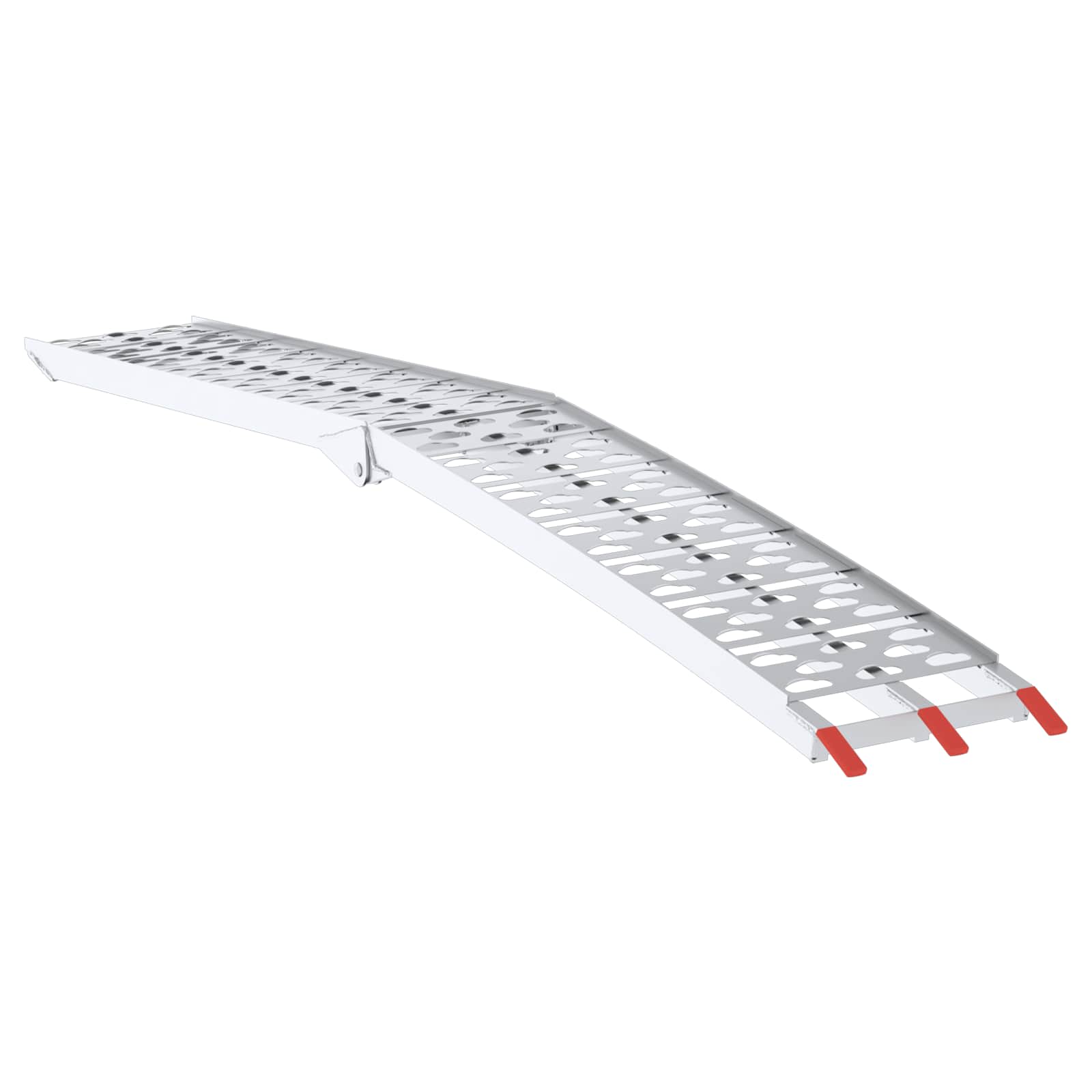 vidaXL Składana rampa motocyklowa 340 kg na rampę 2 pcs Srebrny