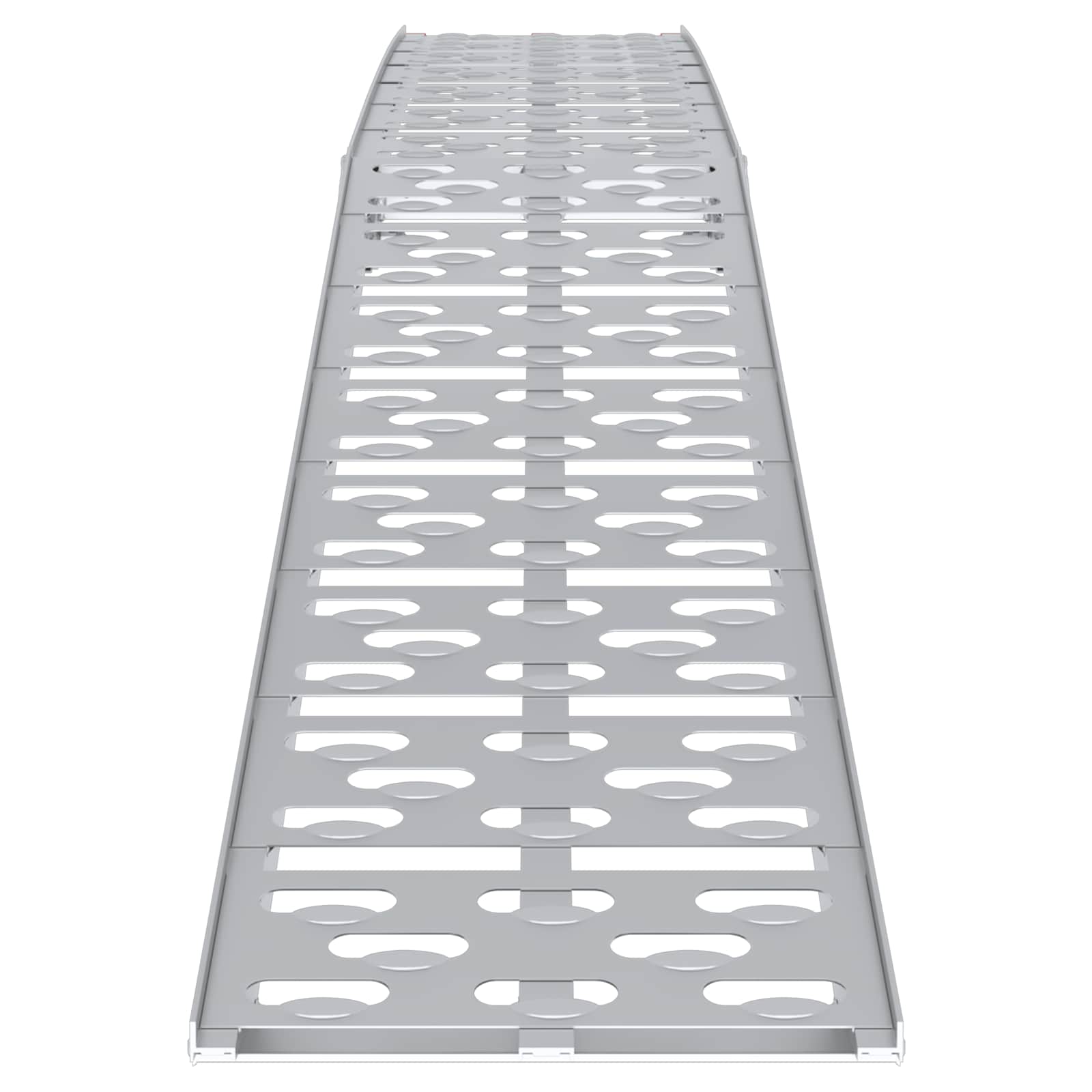 vidaXL Składana rampa motocyklowa 340 kg na rampę 2 pcs Srebrny