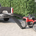 vidaXL Składana rampa motocyklowa 340 kg na rampę 2 pcs Czarny