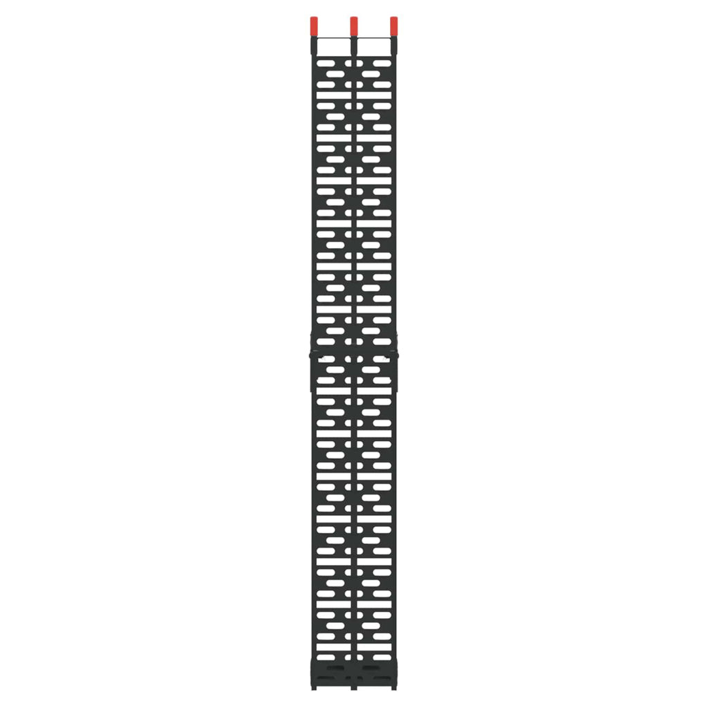 vidaXL Składana rampa motocyklowa 340 kg na rampę 2 pcs Czarny